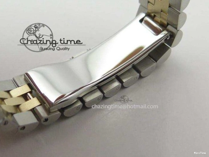 MiroTime 0108 DayDate II 41mm MK Best Edition SS RG Wrapped Sliver Dial Roman Marker On Bracelet A Casual 4005